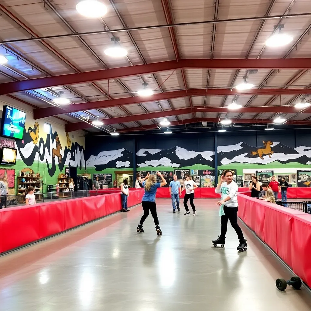 Kids birthday party places Iron Horse Skateway in Gillette