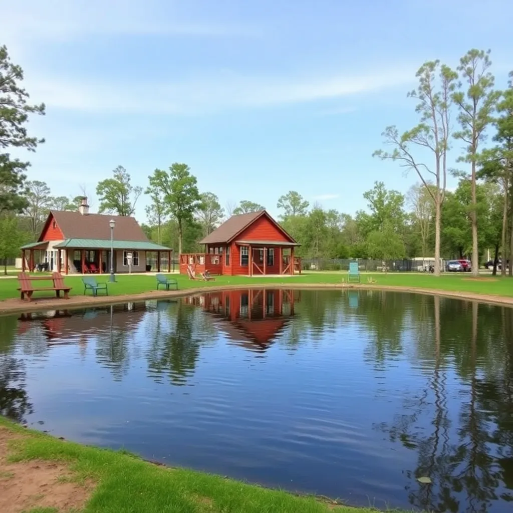 Kids birthday party places Jackson Community Park in Baton Rouge