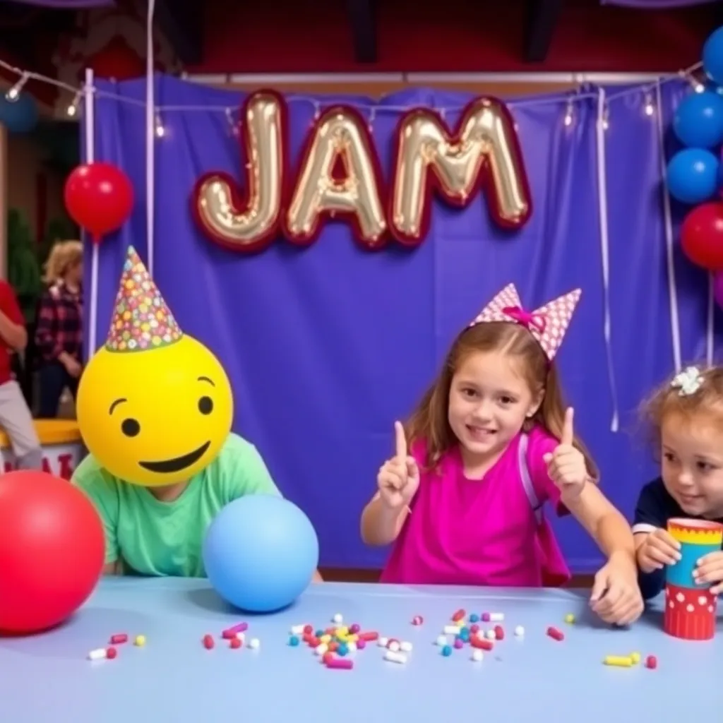 Kids birthday party places Jam Kids Co in Durham
