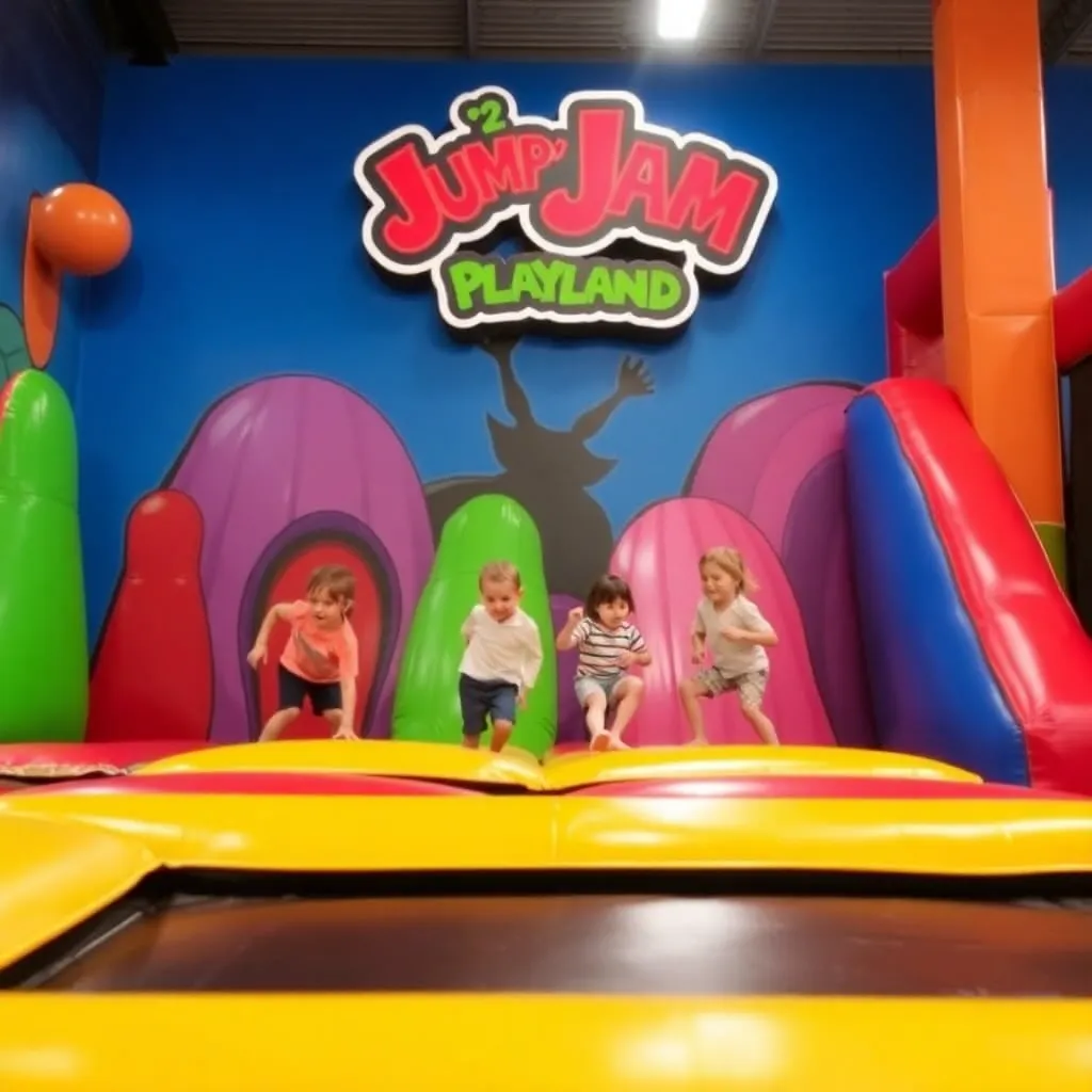 Kids birthday party places Jump N' Jam Playland in Lansing