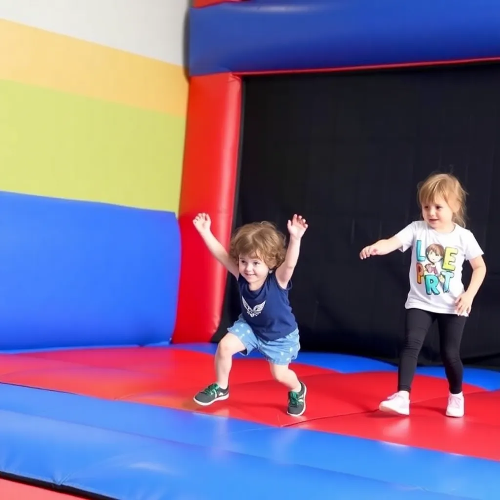 Kids birthday party places Jump N Shout in Smithville