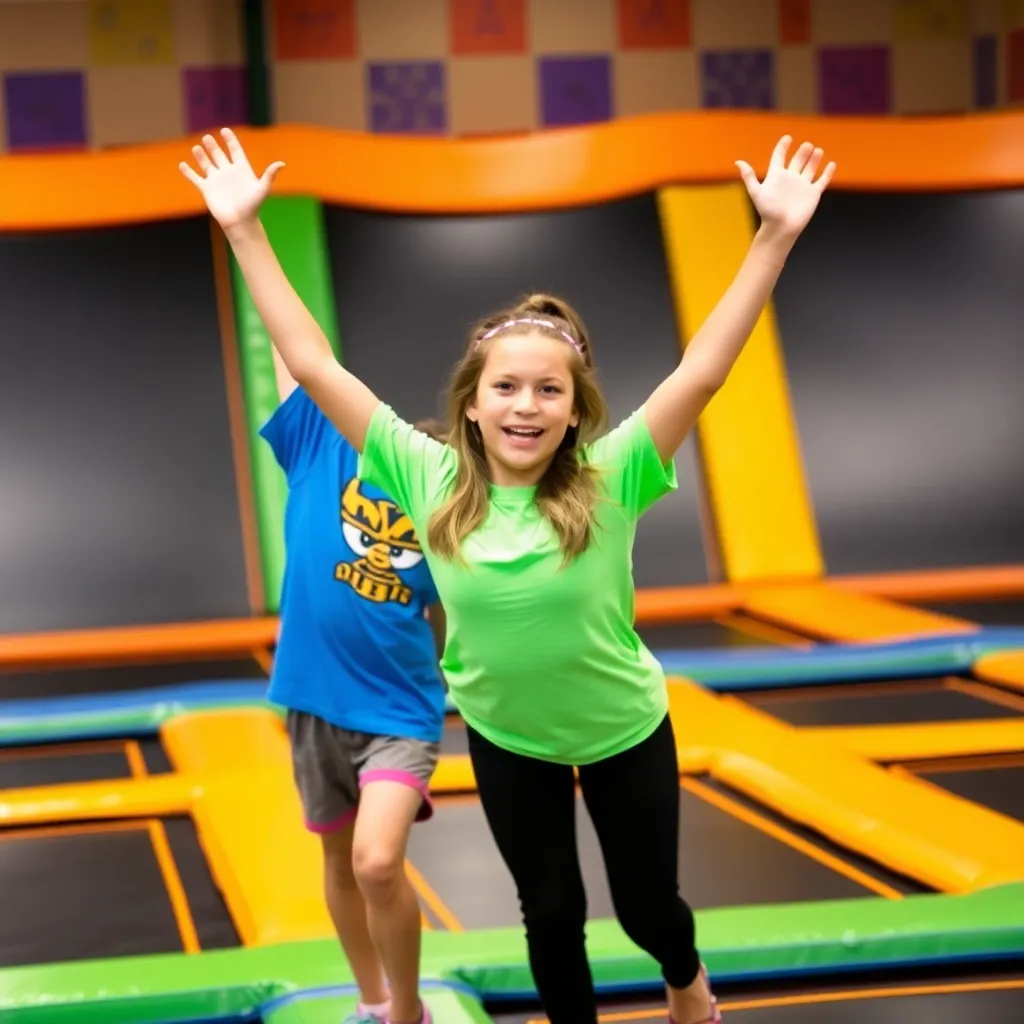 Kids birthday party places Jumpin' Addiction Trampoline Park in Forsyth