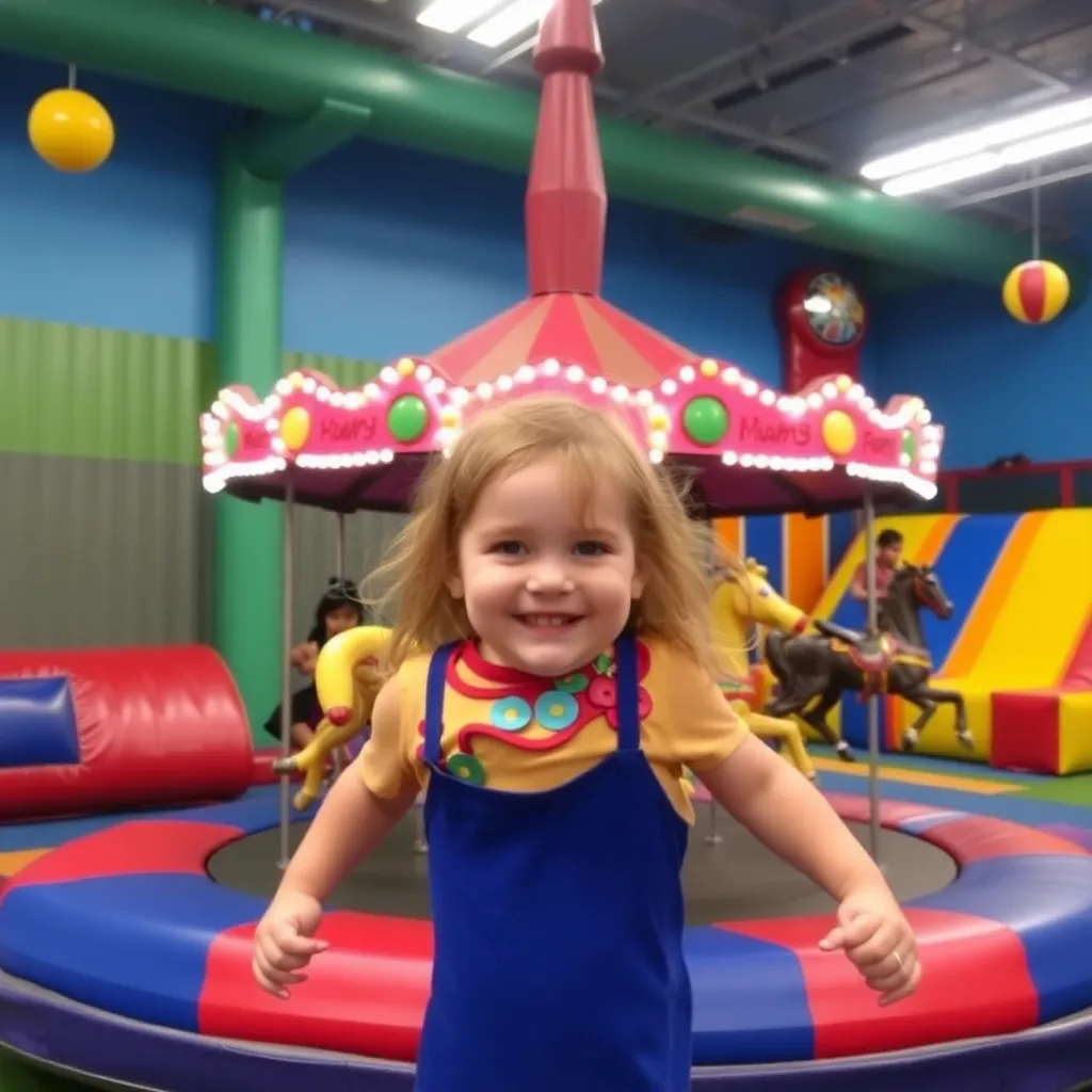 Kids birthday party places Jumps N' Jiggles Indoor Playground & Carousel in Elk Grove Village