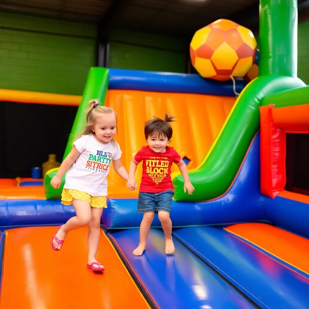 Kids birthday party places Jumpy Jump Land in Andover