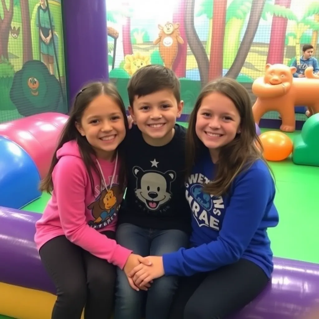 Kids birthday party places Jungle Fun Center in Hixson