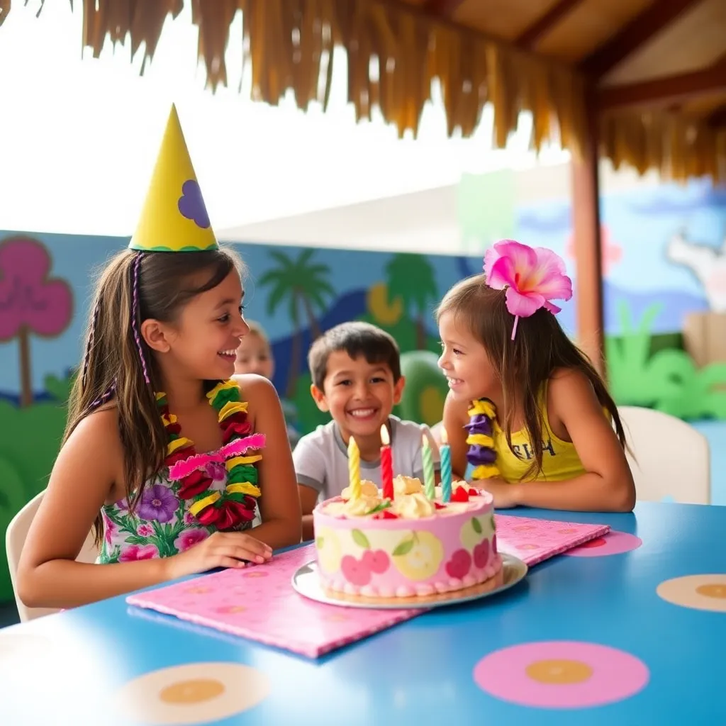 Kids birthday party places Keiki Kingdom in Honolulu