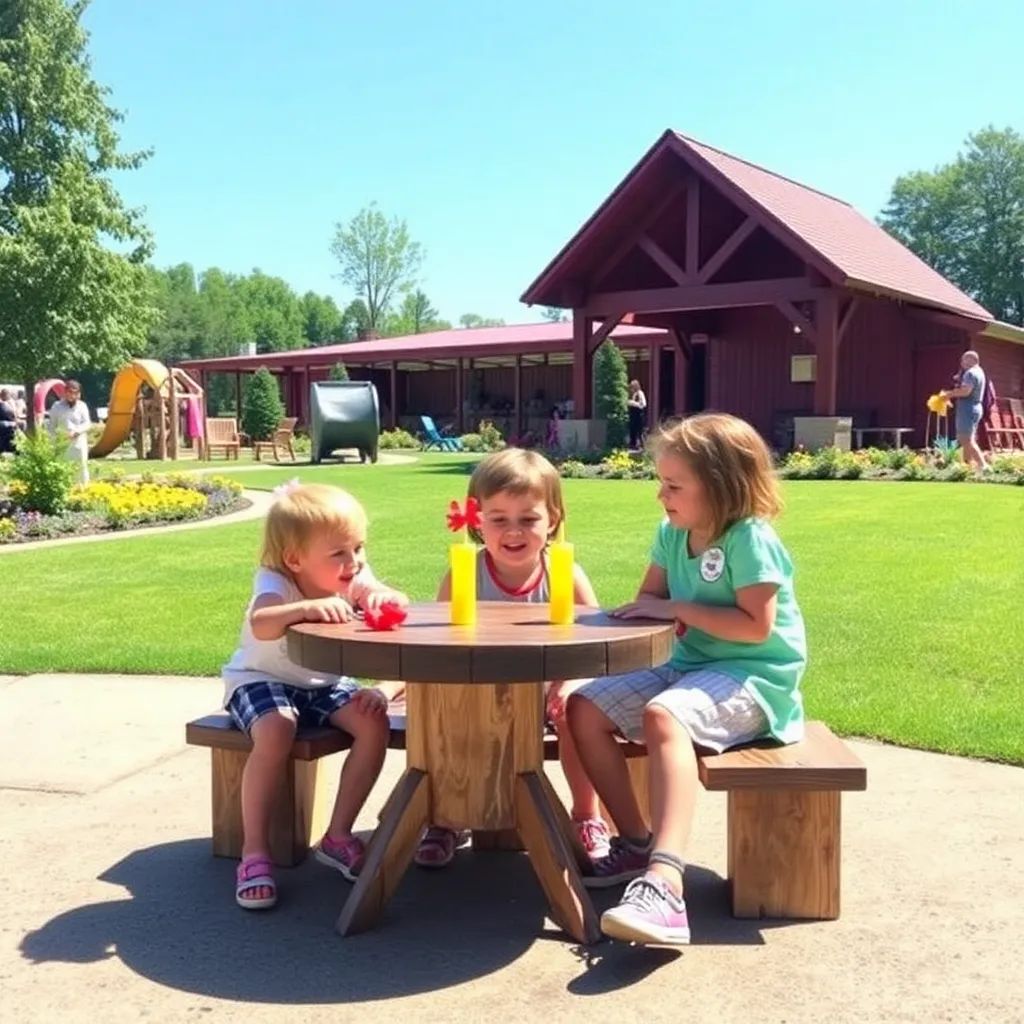 Kids birthday party places Kentucky Children’s Garden in Lexington