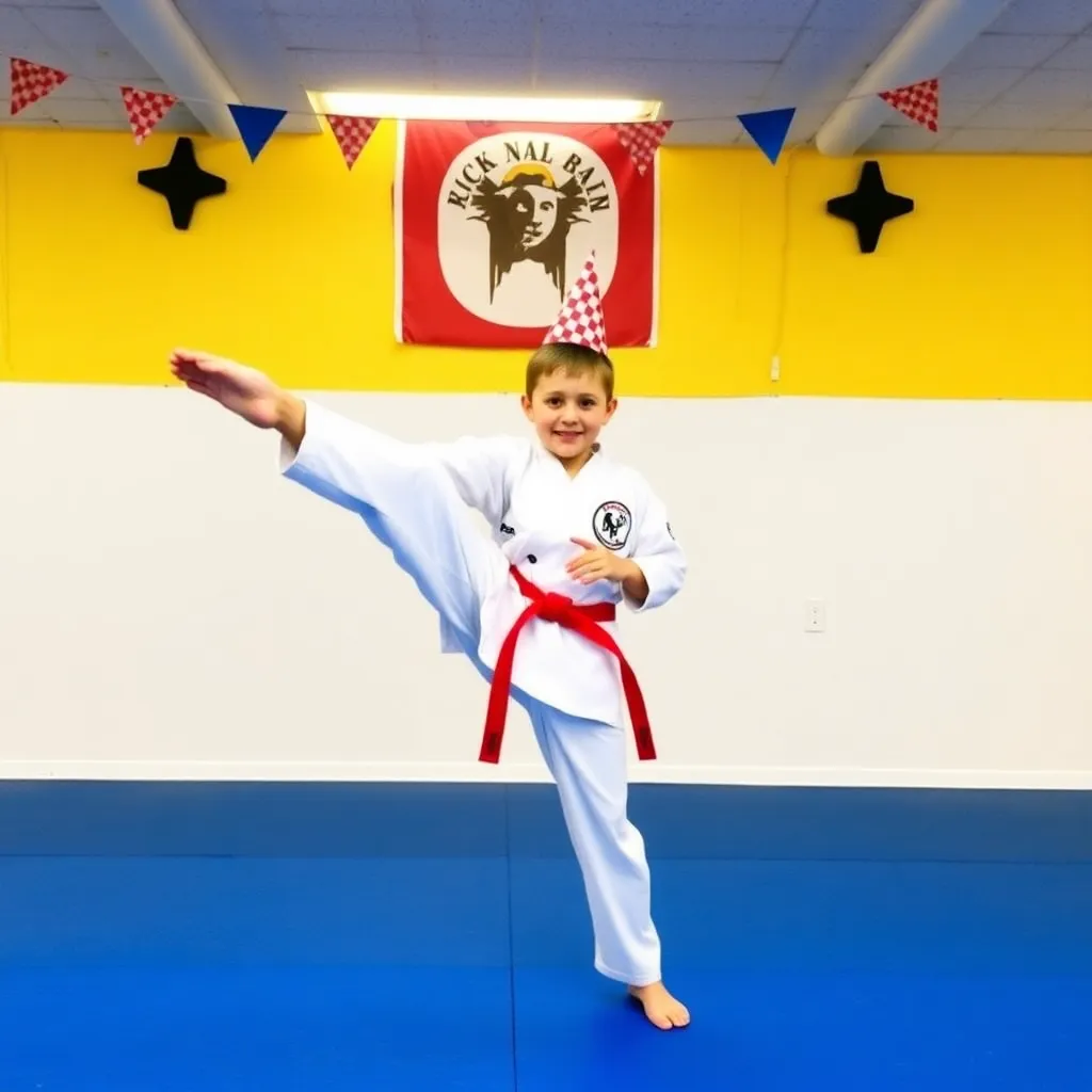 Kids birthday party places Kick N Karate Birthday Parties in Taunton