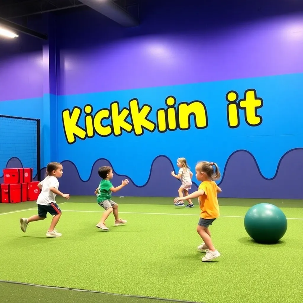 Kids birthday party places Kickin' It Kids Gym in Denver
