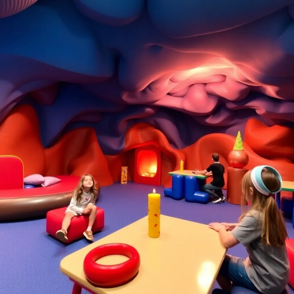 Kids birthday party places Kid Cave Fun Center in Randallstown