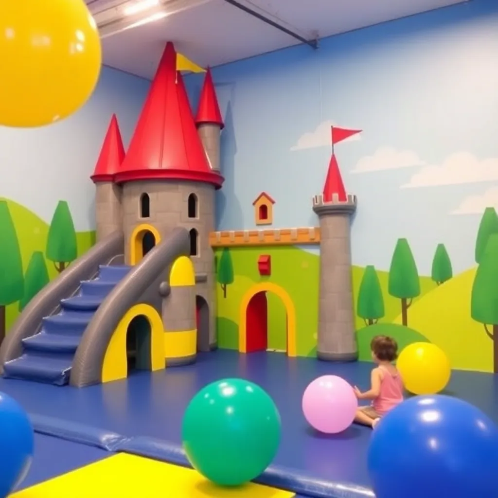 Kids birthday party places Kids Castle in Maplewood