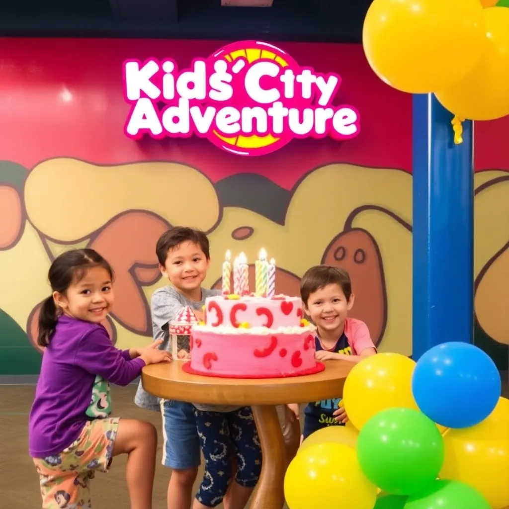 Kids birthday party places Kids City Adventure in Honolulu