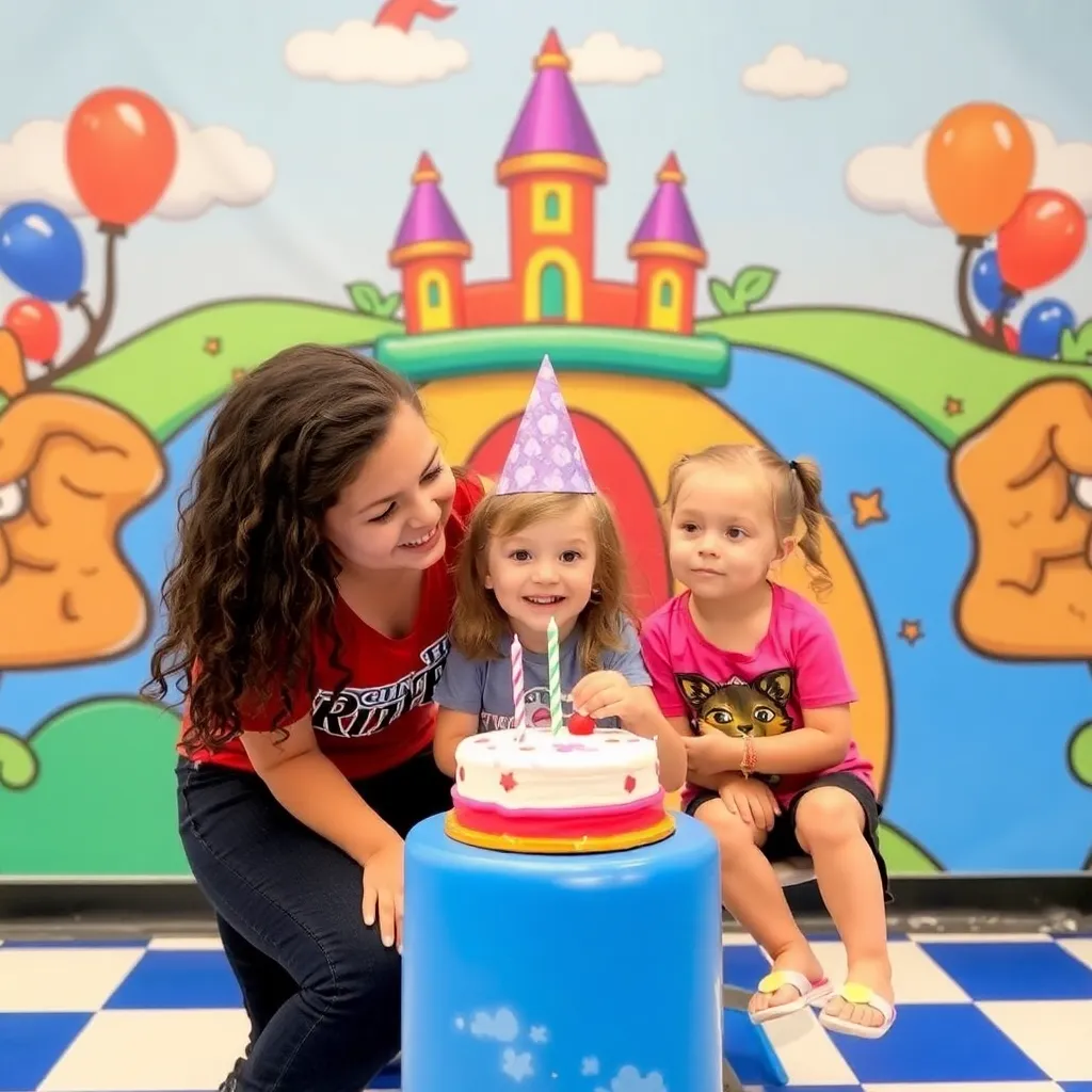 Kids birthday party places Kids Empire Dallas Wynnewood in Dallas