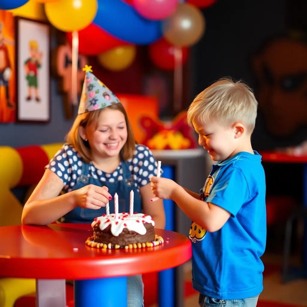 Kids birthday party places Kids Empire Merrillville in Merrillville