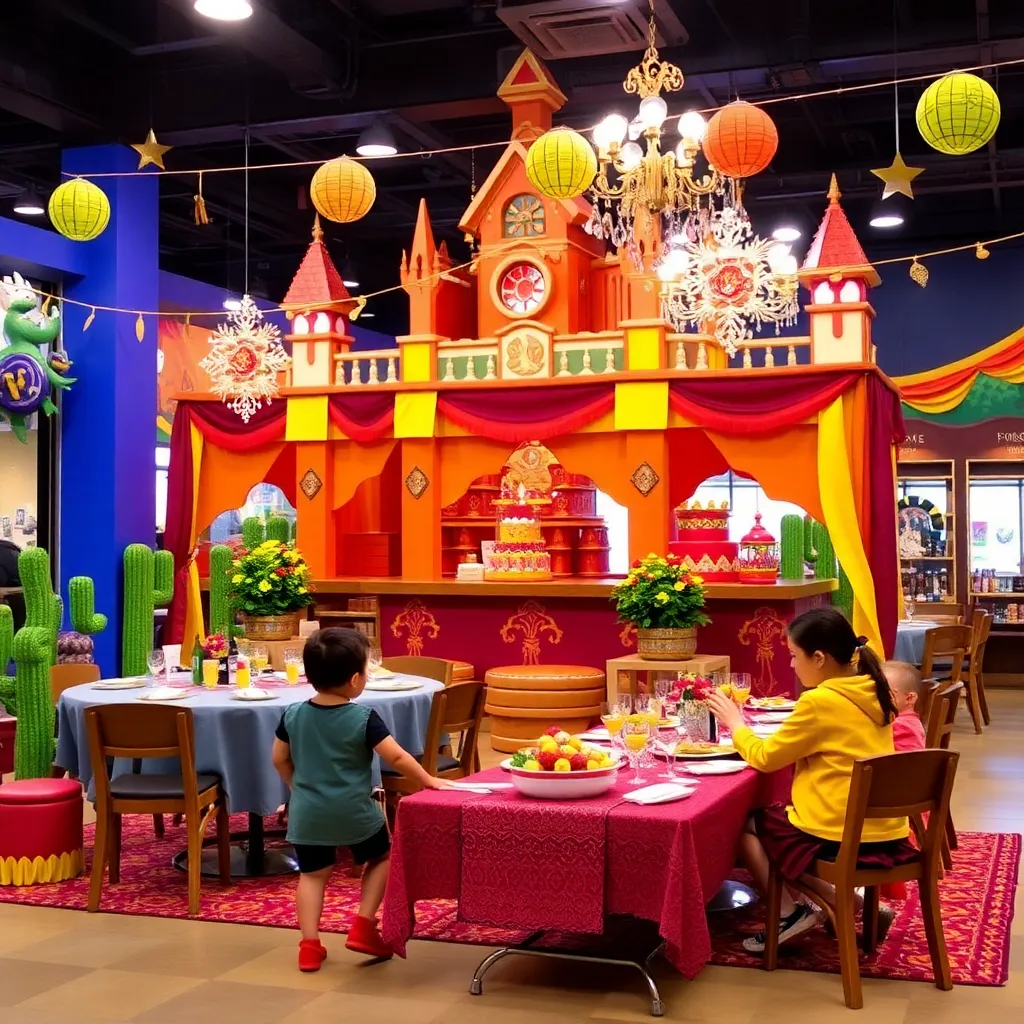 Kids birthday party places Kids Empire Plaza Fiesta in Atlanta