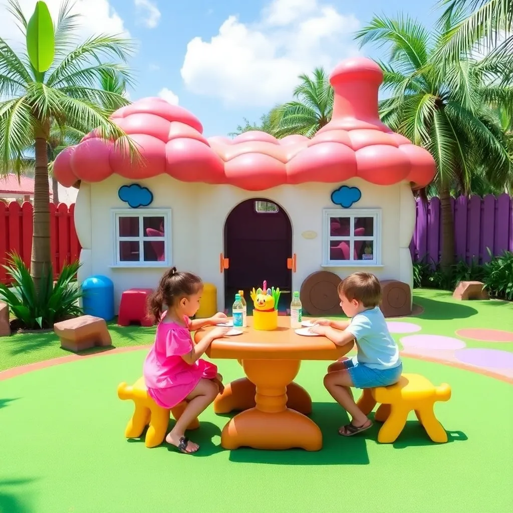 Kids birthday party places Kids House Park in Barceloneta