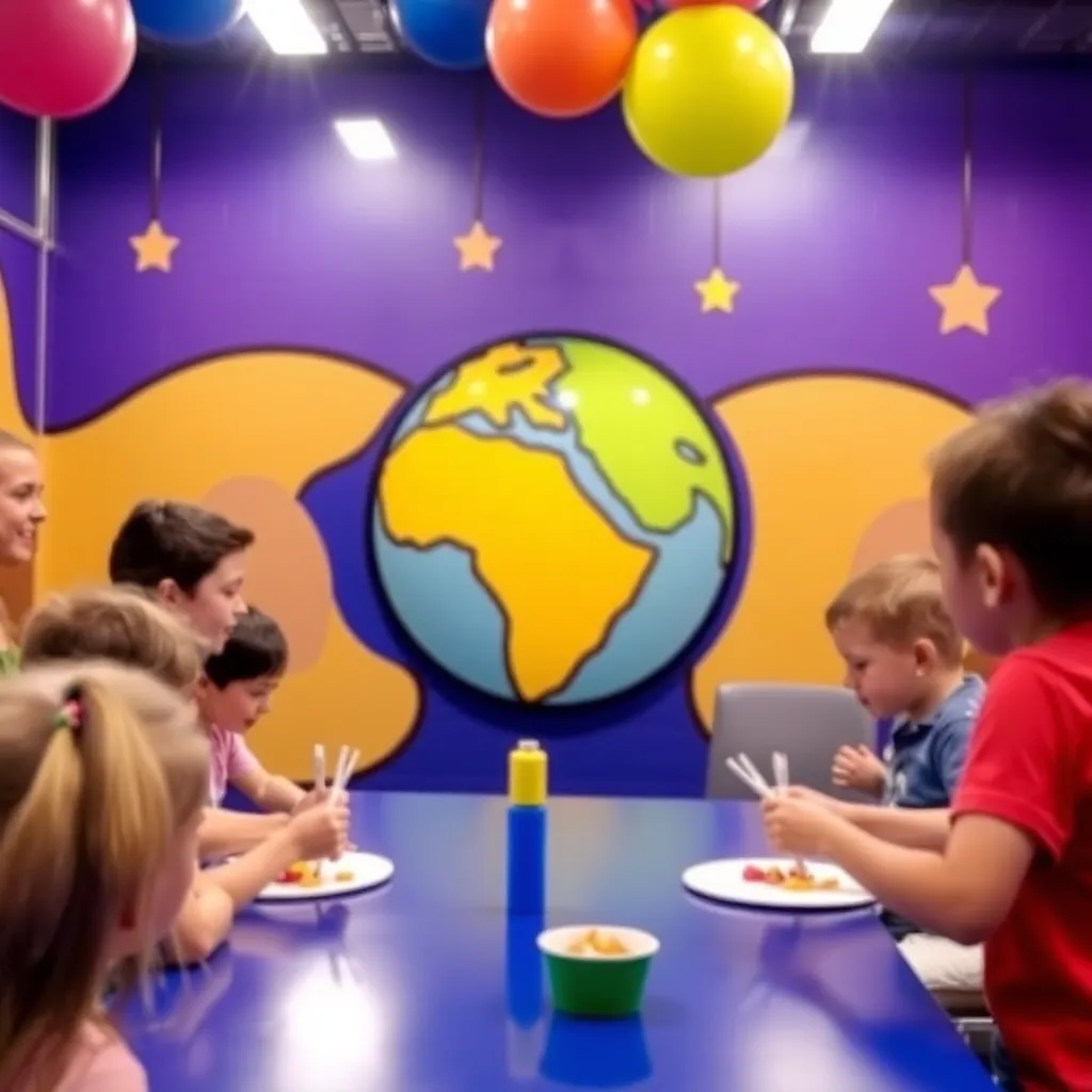 Kids birthday party places Kids Planet in Las Vegas