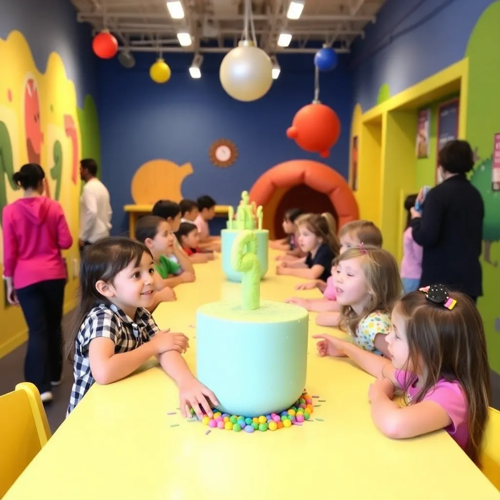 Kids birthday party places Kidspace Children's Museum in Pasadena