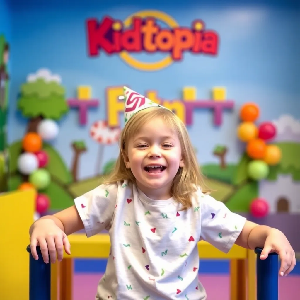 Kids birthday party places Kidtopia in Janesville
