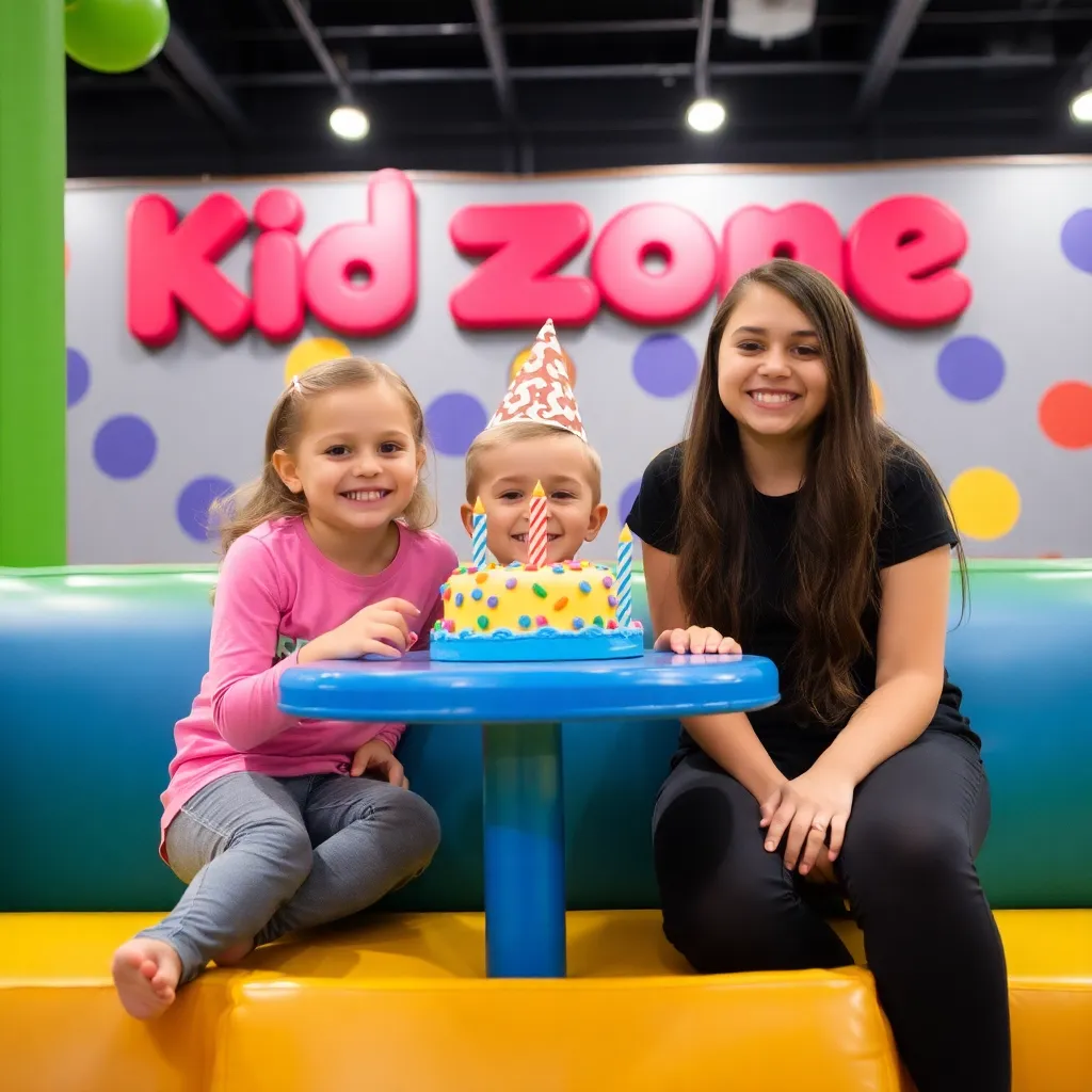 Kids birthday party places Kidzone Kansas City in Overland Park