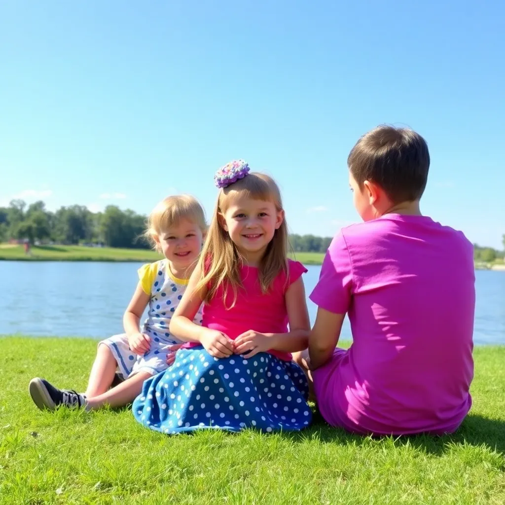 Kids birthday party places Lakeview Park in Frankfort