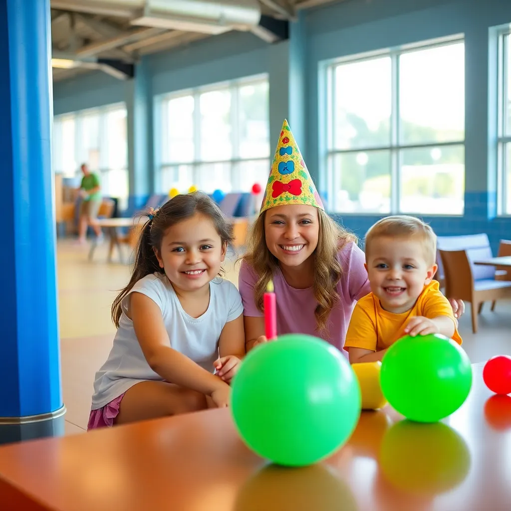Kids birthday party places Lakeview Recreation Center in Peoria