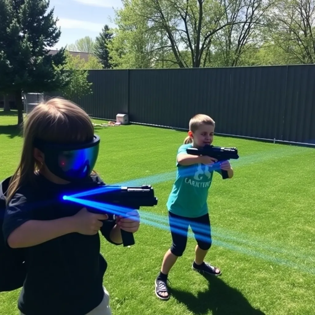 Kids birthday party places Laser Tag Adventures (Backyard Parties, Llc) in West Jordan
