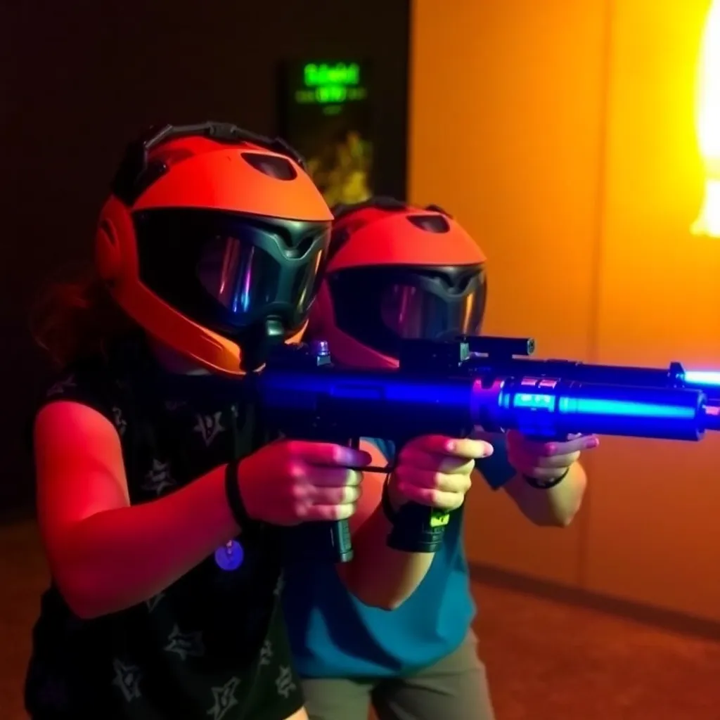 Kids birthday party places Lasertag2You in Bristow