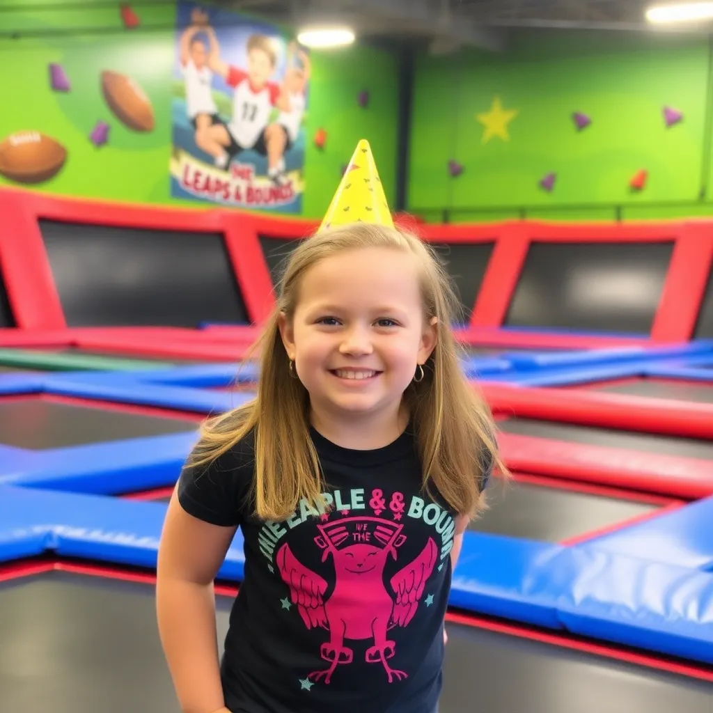Kids birthday party places Leaps & Bounds Sport Center in Denham Springs