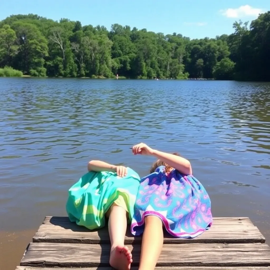 Kids birthday party places Lefleur's Bluff State Park Mayes Lake in Jackson