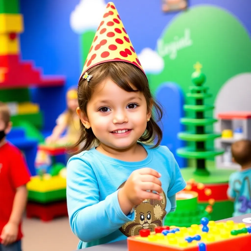 Kids birthday party places Legoland Discovery Center Columbus in Columbus