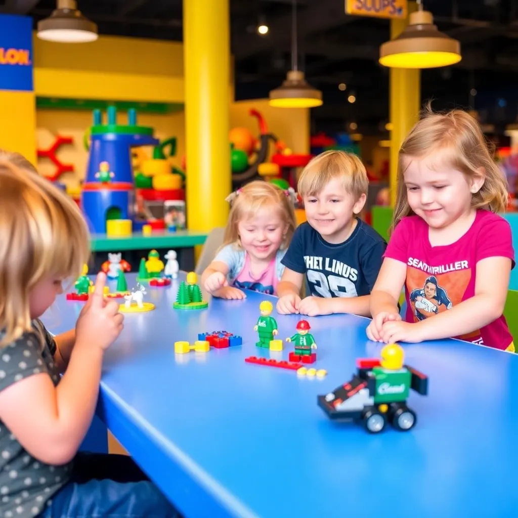 Kids birthday party places Legoland Discovery Center Kansas City in Kansas City