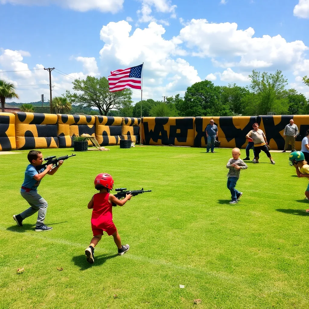 Kids birthday party places Leos Warzone in Abilene