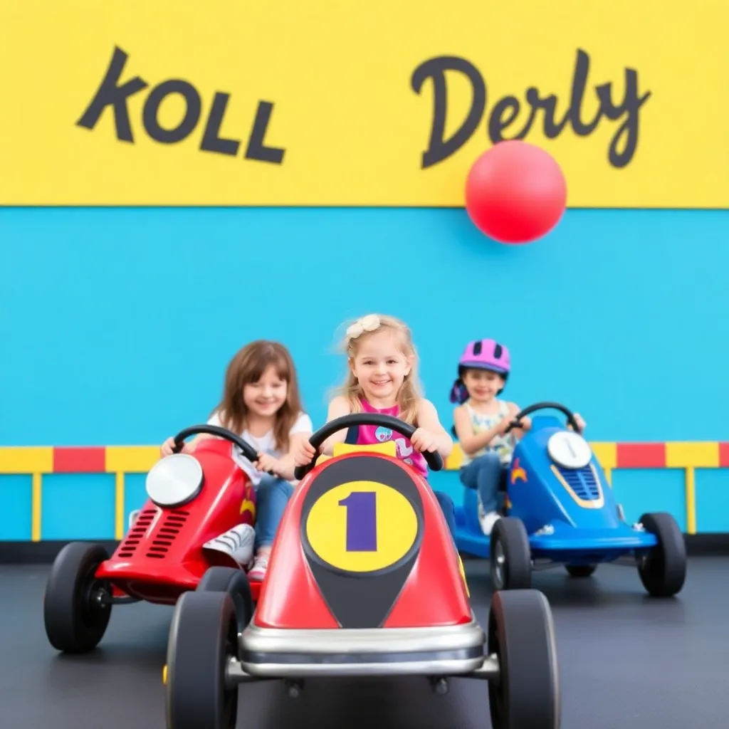 Kids birthday party places Let's Roll Derby in Derby