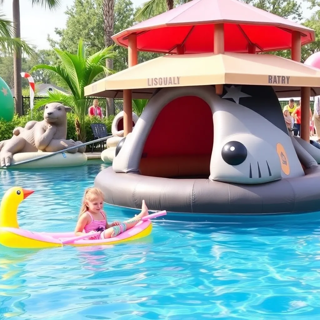 Kids birthday party places Liberty Lagoon in Baton Rouge