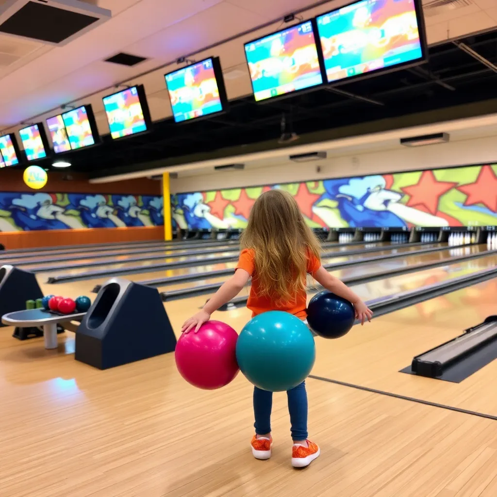 Kids birthday party places Linn Lanes Bowling Center in Lebanon