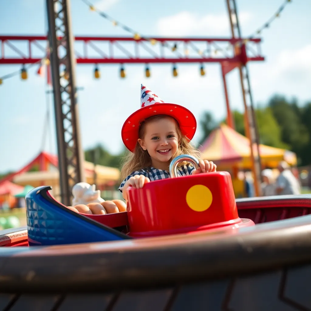 Kids birthday party places Little Amerricka Amusement Park in Marshall