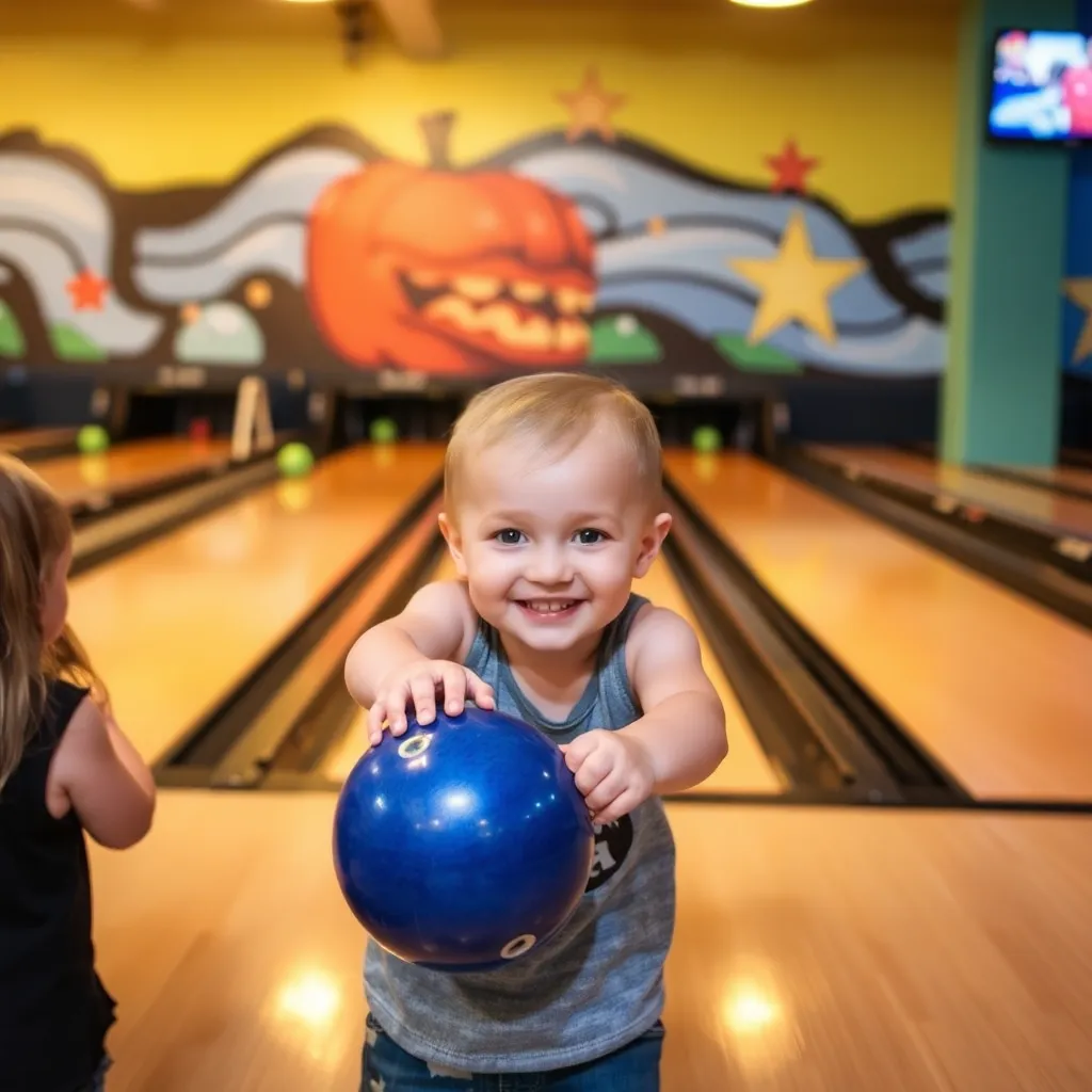 Kids birthday party places Little Apple Lanes in Manhattan