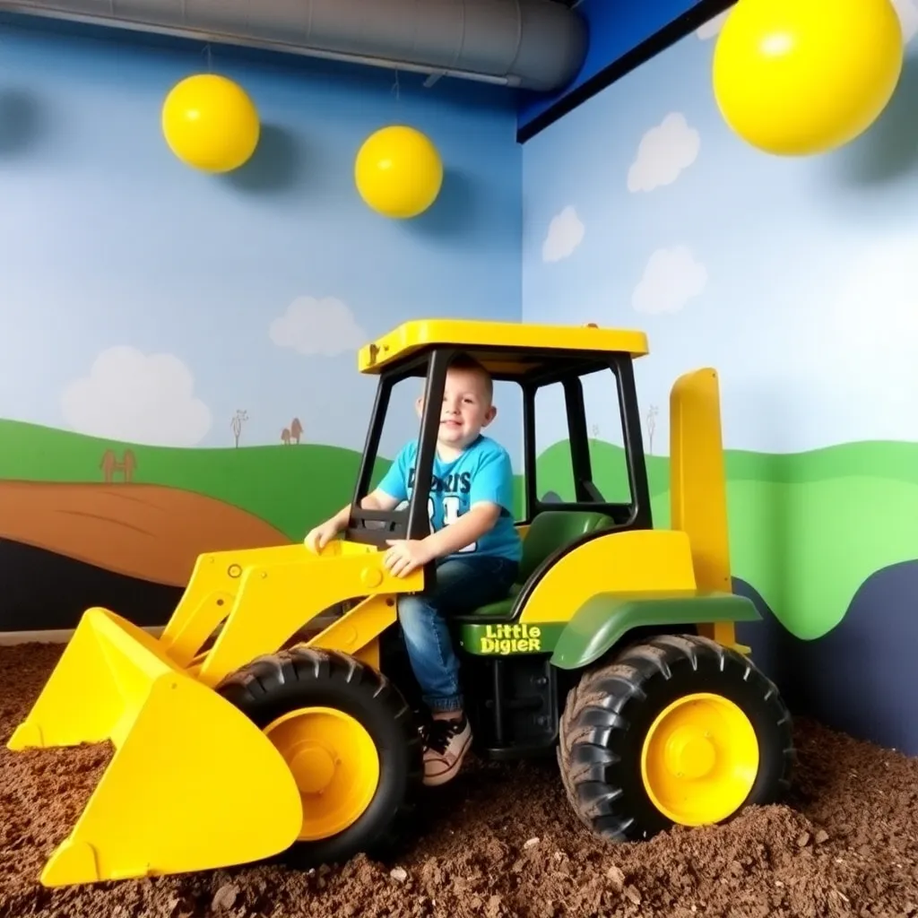 Kids birthday party places Little Diggers in Dublin