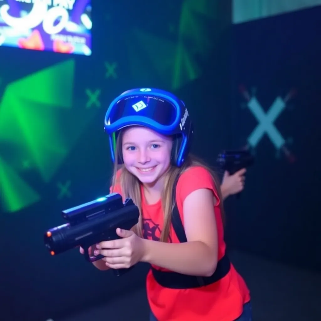 Kids birthday party places Lively Laser Tag in Springfield