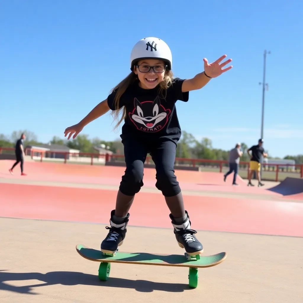 Kids birthday party places Looney's Super Skate in Montgomery