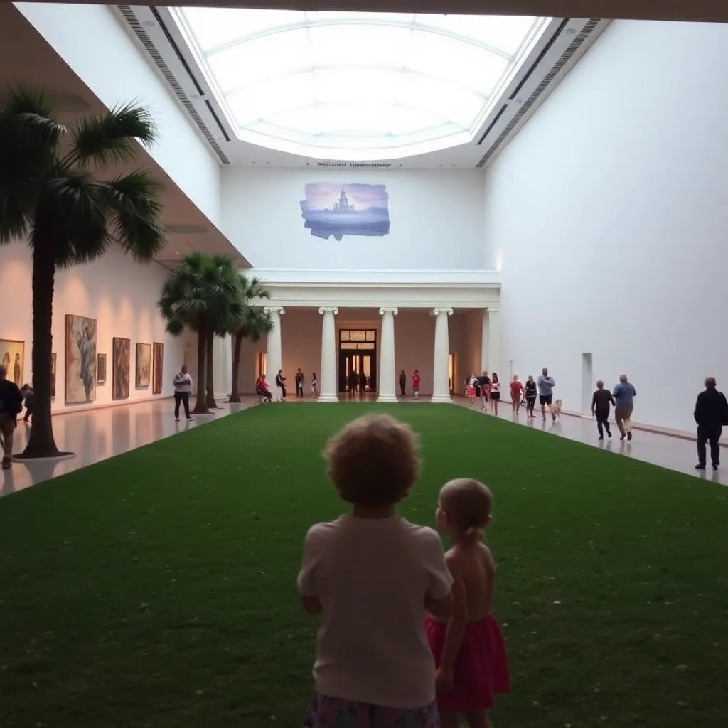 Kids birthday party places Louisiana Art & Science Museum in Baton Rouge