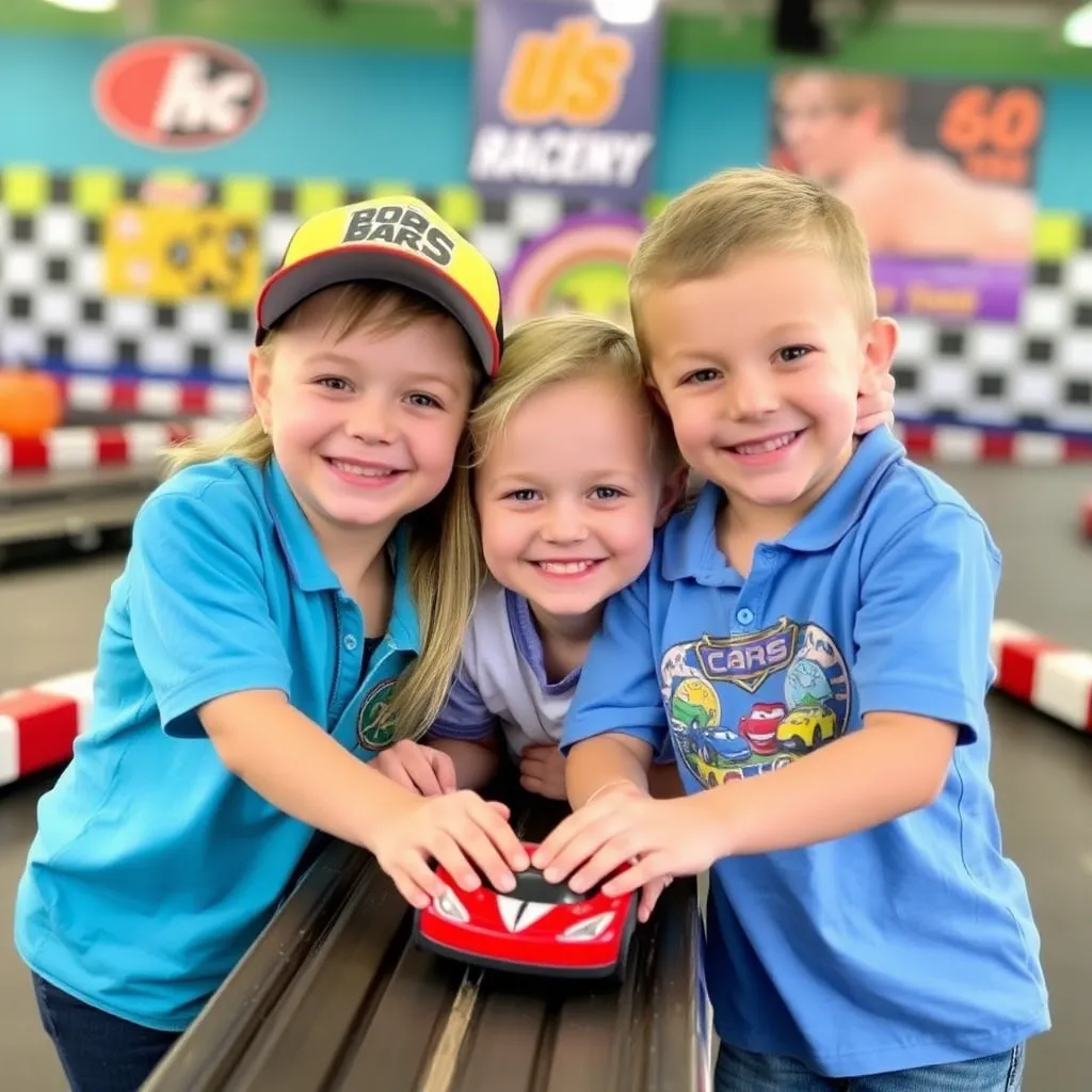 Kids birthday party places Lucky Bob's Raceway | Slot-Car Racing in Milwaukee