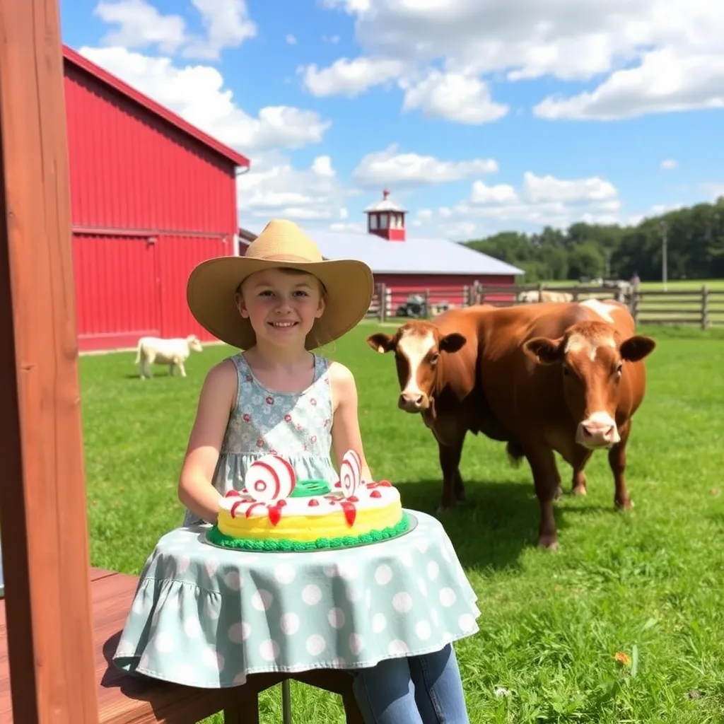 Kids birthday party places Lucky Ladd Farms in Eagleville