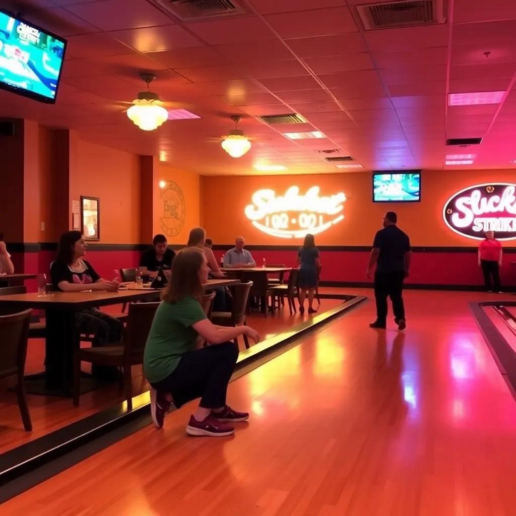 Kids birthday party places Lucky Strike Naperville in Naperville