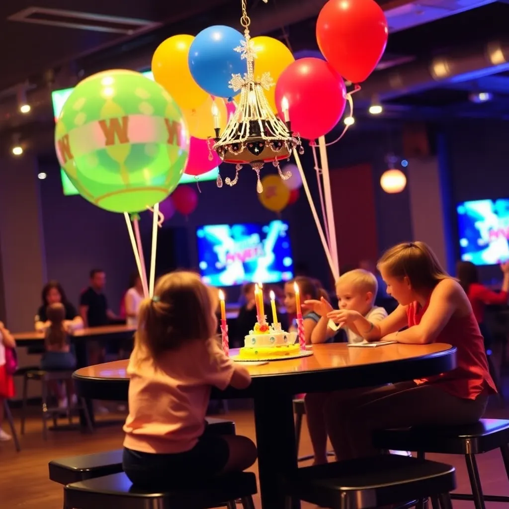 Kids birthday party places Main Event Austin in Austin