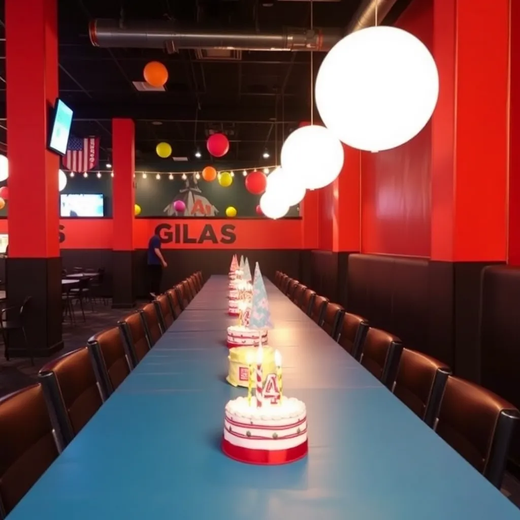 Kids birthday party places Main Event Little Rock in Little Rock