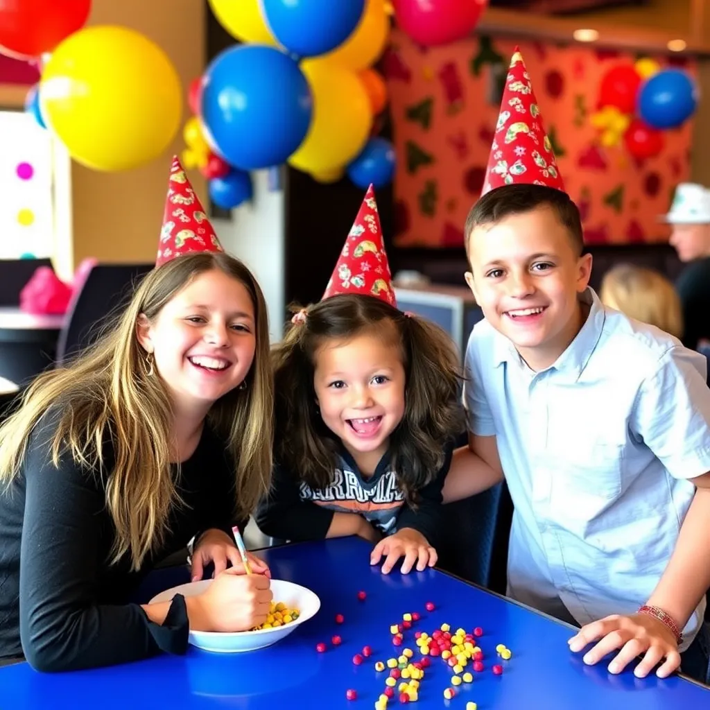 Kids birthday party places Main Event Newark in Newark