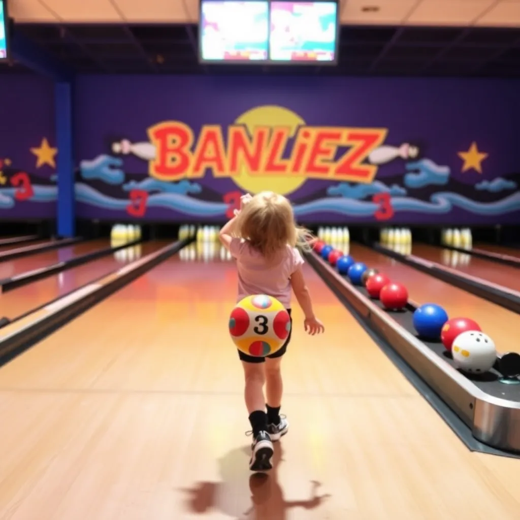 Kids birthday party places Main Street Lanes in Farmville