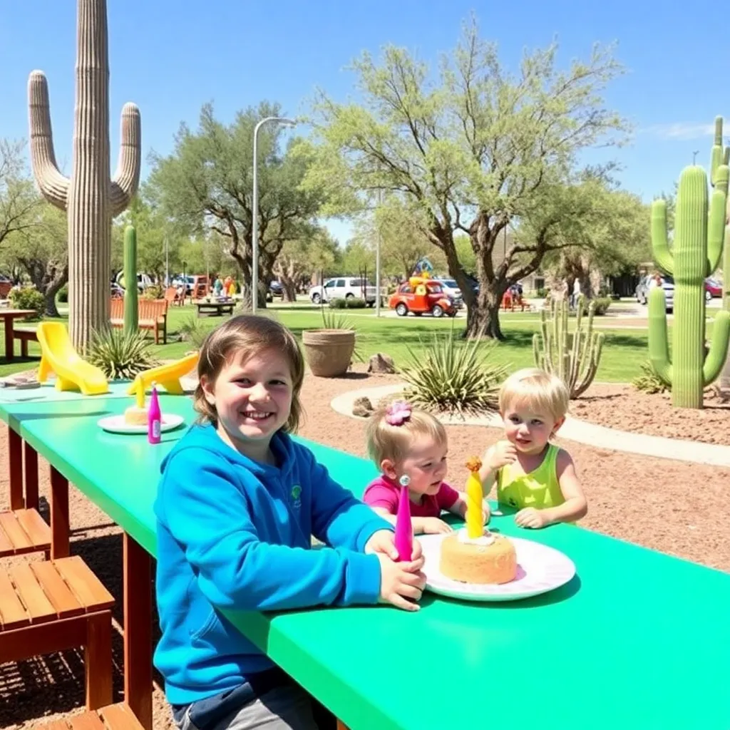 Kids birthday party places Mansel Park in Queen Creek